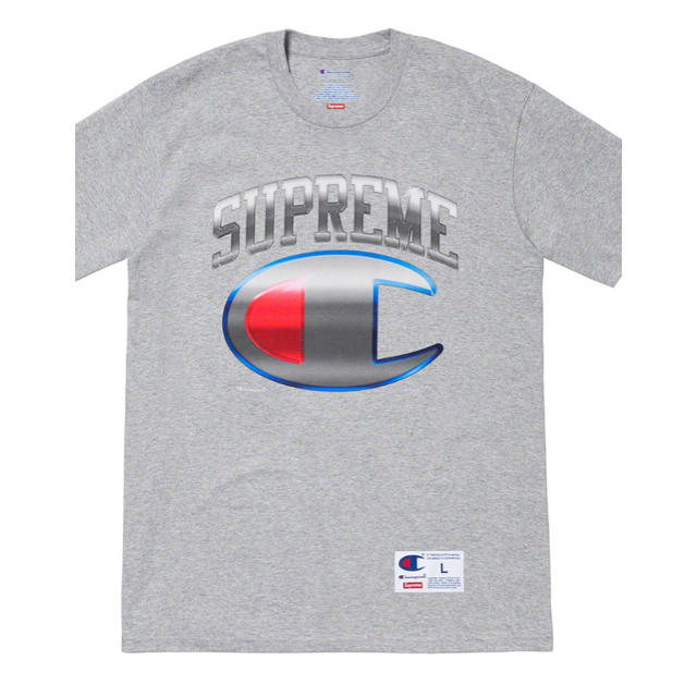 メンズSupreme Champion Tシャツ グレー Sサイズ