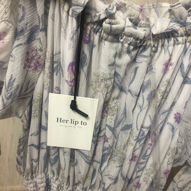 【her lip to】 FREEサイズ dress レディースのワンピース(ロングワンピース/マキシワンピース)の商品写真