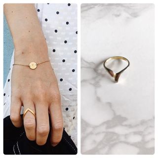 vintage gold ring ヴィンテージ リング 指輪(リング(指輪))