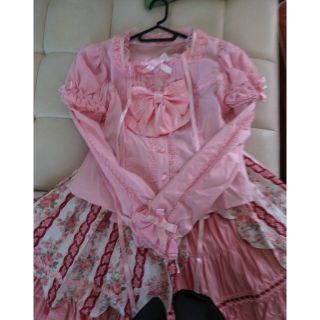 アンジェリックプリティー(Angelic Pretty)のアンジェリックプリティ　ピンクブラウス(シャツ/ブラウス(長袖/七分))