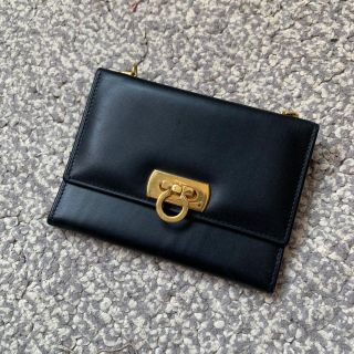 サルヴァトーレフェラガモ(Salvatore Ferragamo)の★最終お値下げ★ヴィンテージ フェラガモ 財布 カードケース(名刺入れ/定期入れ)