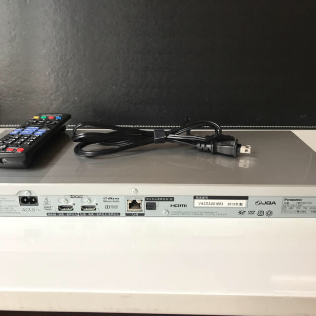 Panasonic(パナソニック)のパナソニック BDプレイヤー DMP-BDT330 3Dメガネ付き スマホ/家電/カメラのテレビ/映像機器(ブルーレイプレイヤー)の商品写真