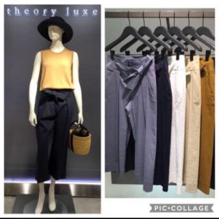 セオリーリュクス(Theory luxe)のタグあり リボンクロップドパンツ セオリーリュクス (クロップドパンツ)