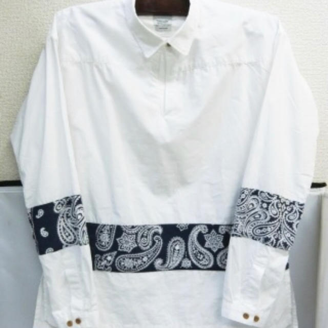 VISVIM(ヴィスヴィム)のvisvim kerchief border tunic メンズのトップス(シャツ)の商品写真