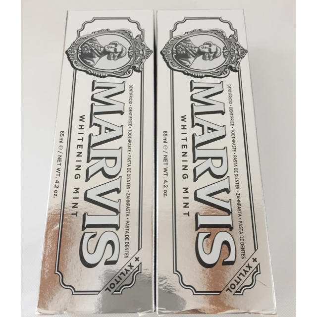 MARVIS(マービス)のMARVIS マービス【ホワイトミント】歯磨き粉 85ml 2本 コスメ/美容のオーラルケア(歯磨き粉)の商品写真