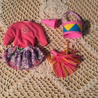 バービー(Barbie)のHawaiiで購入した1980年代のビンテージの洋服と小物(ぬいぐるみ/人形)