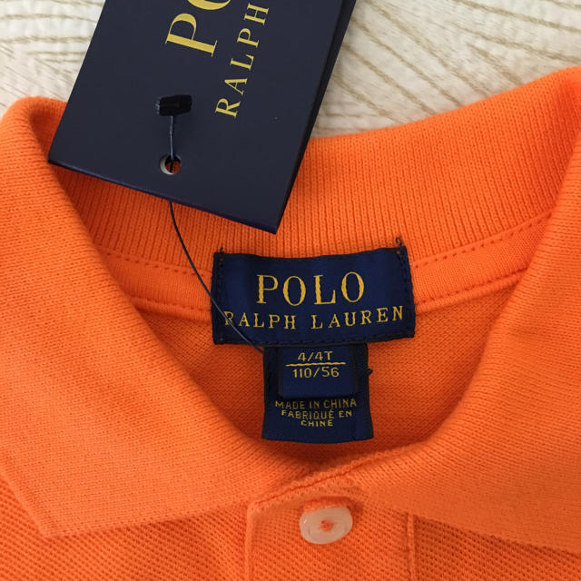 POLO RALPH LAUREN(ポロラルフローレン)の☆新品☆ラルフローレン ポロシャツ キッズ 4T 110 キッズ/ベビー/マタニティのキッズ服男の子用(90cm~)(Tシャツ/カットソー)の商品写真