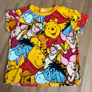 ディズニー(Disney)のディズニーランド プーさんTシャツ 100cm(Tシャツ/カットソー)