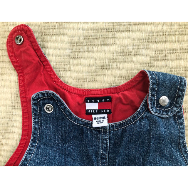 TOMMY HILFIGER(トミーヒルフィガー)のtommy ジャンパースカート 18m〜24m キッズ/ベビー/マタニティのキッズ服女の子用(90cm~)(ワンピース)の商品写真