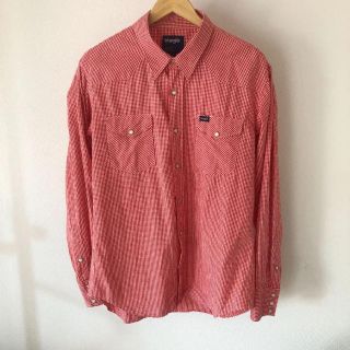 ラングラー(Wrangler)のシャツ 赤 レッド ギンガムチェック柄(シャツ)