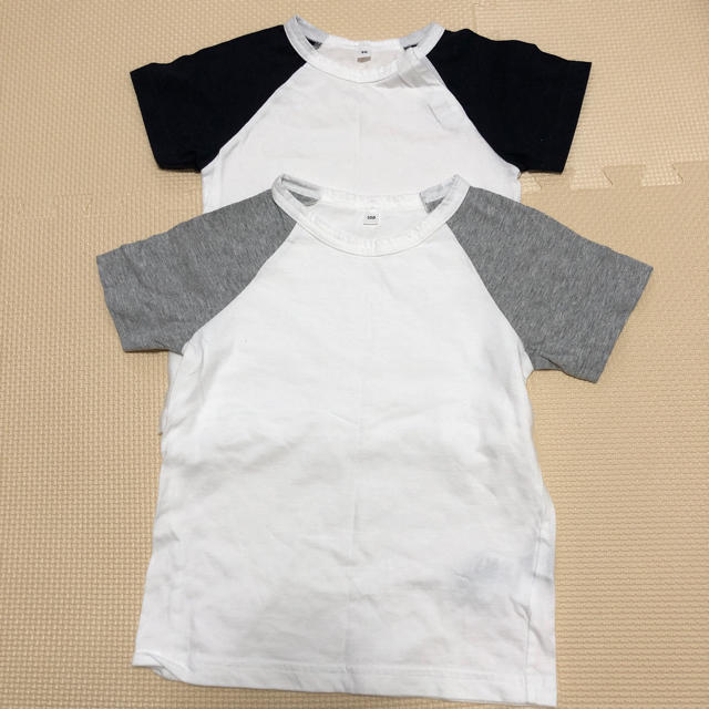 MUJI (無印良品)(ムジルシリョウヒン)の子ども Tシャツ セット 無印良品 キッズ/ベビー/マタニティのキッズ服男の子用(90cm~)(Tシャツ/カットソー)の商品写真