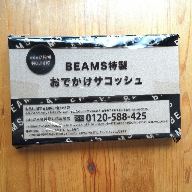 BEAMS(ビームス)のBEAMS おでかけサコッシュ mini7月号付録 レディースのバッグ(ショルダーバッグ)の商品写真