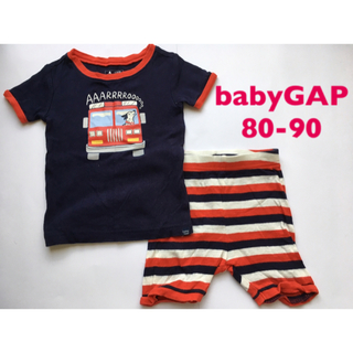 ベビーギャップ(babyGAP)のbabyGAP半袖短パンパジャマ 80-90センチ(パジャマ)