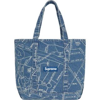 シュプリーム(Supreme)のSupreme Gonz Map Denim Tote Washed Blue(トートバッグ)