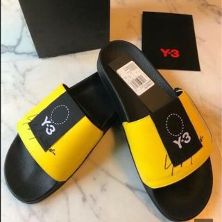 ワイスリー(Y-3)のadidas 【Y-3】 アディダス ワイスリー イエロー/ブラック23.5(サンダル)