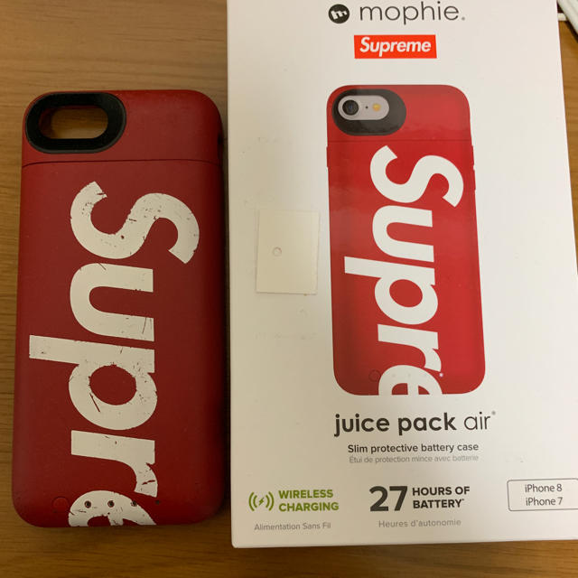 Supreme(シュプリーム)のSupreme/mophie iPhone 8 Juice Pack Air スマホ/家電/カメラのスマホアクセサリー(iPhoneケース)の商品写真