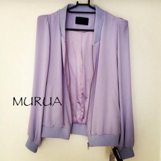 ムルーア(MURUA)のシフォンブルゾン*MURUA(ブルゾン)