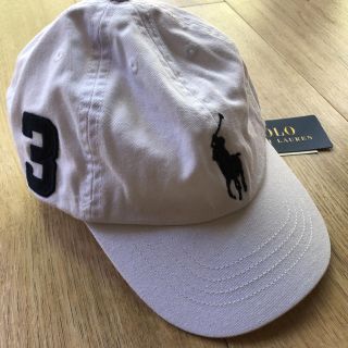 ラルフローレン(Ralph Lauren)のラルフローレン 帽子 4-7歳 白(帽子)