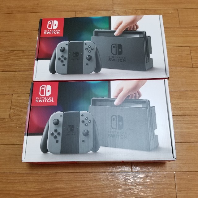 Nintendo Switch - 未使用品 Nintendo Switch グレー ニンテンドースイッチ 二台
