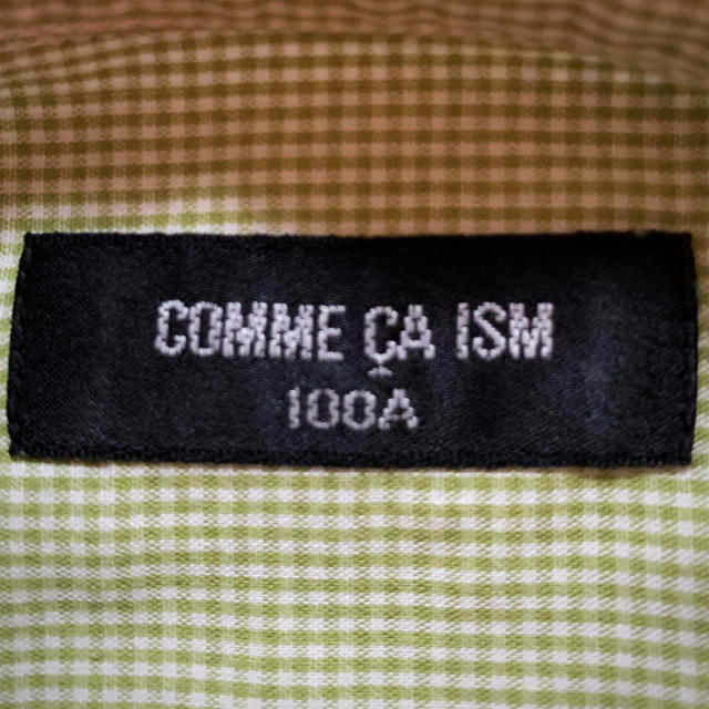 COMME CA ISM(コムサイズム)の❣️COMME  C,A ISM ギンガムチェックシャツ❣️100サイズ❣️ キッズ/ベビー/マタニティのキッズ服男の子用(90cm~)(Tシャツ/カットソー)の商品写真