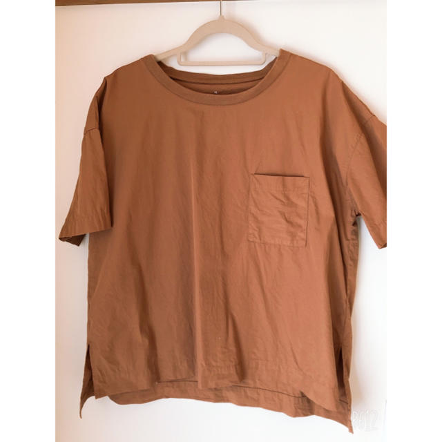 MUJI (無印良品)(ムジルシリョウヒン)の無印良品  テラコッタＴシャツ レディースのトップス(Tシャツ(半袖/袖なし))の商品写真