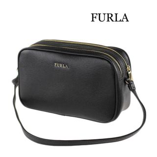 フルラ(Furla)の極美品⭐️FURLA／フルラ LILLI ダブルファスナー ショルダーバッグ(ショルダーバッグ)