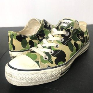 アベイシングエイプ(A BATHING APE)の【H】希少日本製◆アベイシングエイプ コンバース オールスター ロー 26(スニーカー)