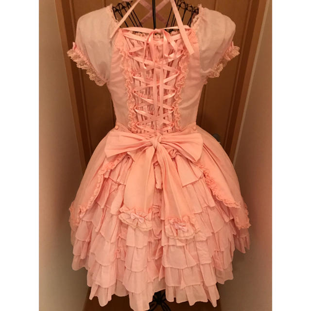 Angelic Pretty(アンジェリックプリティー)のAngelic Prettyロリータ半袖ワンピース/ゴスロリ/コスプレ／プリティ レディースのワンピース(ミニワンピース)の商品写真