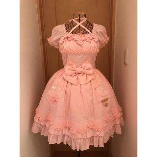 アンジェリックプリティー(Angelic Pretty)のAngelic Prettyロリータ半袖ワンピース/ゴスロリ/コスプレ／プリティ(ミニワンピース)