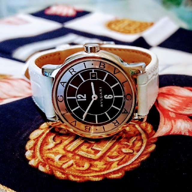 ブルガリ BVLGARI ソロテンポ レディース ベルト2種 - 腕時計