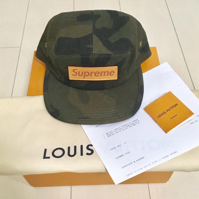 Supreme LOUIS VUITTON Box Logo Camp Cap