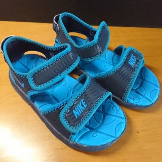 ナイキ(NIKE)のナイキ サンダル 16㎝ 青 (サンダル)