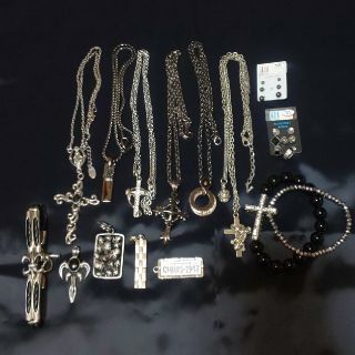 シルバー系 アクセサリー １４点まとめ売り☆(ネックレス)