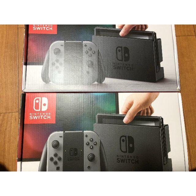 Nintendo Switch - ニンテンドースイッチ　新品未使用　グレー 2台