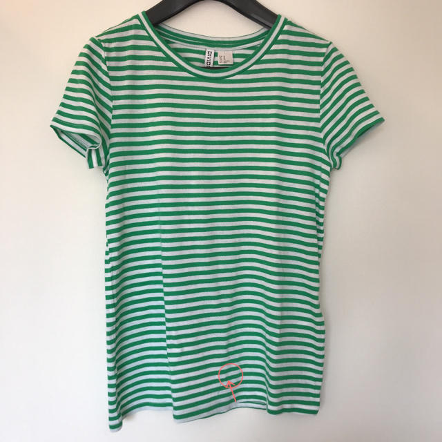 H&M(エイチアンドエム)の新品 H&M ボーダーTシャツ レディースのトップス(Tシャツ(半袖/袖なし))の商品写真