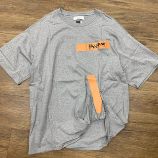 ファセッタズム(FACETASM)のファセッタズム 18SS テープ ビッグ Tシャツ(Tシャツ/カットソー(半袖/袖なし))