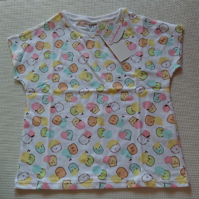 UNIQLO(ユニクロ)の値下げ　UT　タグ付き　すみっコぐらし キッズ/ベビー/マタニティのキッズ服女の子用(90cm~)(Tシャツ/カットソー)の商品写真