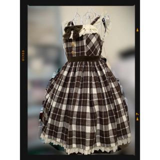 アンジェリックプリティー(Angelic Pretty)のおめかしbearジャンパースカート(ひざ丈ワンピース)