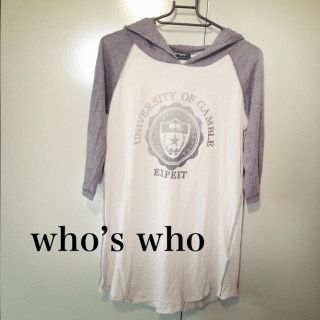 フーズフー(WHO'S WHO)のsale★who'swhoトップス(カットソー(長袖/七分))