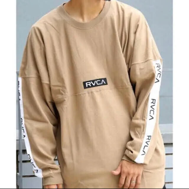 RVCA(ルーカ)のRVCA テープロゴ ロンT メンズのトップス(Tシャツ/カットソー(七分/長袖))の商品写真