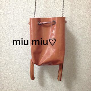 ミュウミュウ(miumiu)のmiumiu♡ポシェット(ボディバッグ/ウエストポーチ)