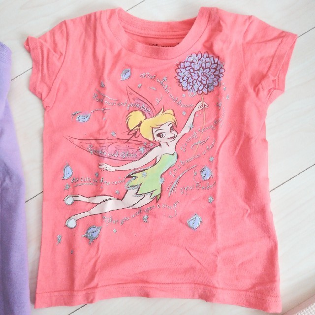 Disney(ディズニー)のディズニーストア　Tシャツ２枚組　105～115 キッズ/ベビー/マタニティのキッズ服女の子用(90cm~)(Tシャツ/カットソー)の商品写真