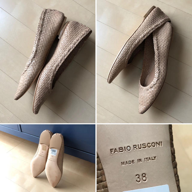 FABIO RUSCONI(ファビオルスコーニ)の新品⭐️FABIO RUSCONI(ファビオ ルスコーニ)/フラットパンプス  レディースの靴/シューズ(ハイヒール/パンプス)の商品写真