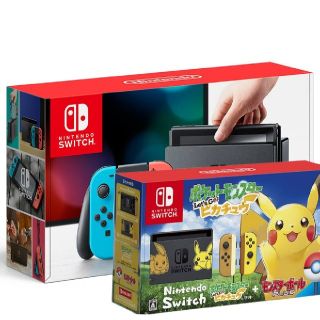 ニンテンドースイッチ(Nintendo Switch)のNintendo Switch　ネオン&ピカチュウ(家庭用ゲーム機本体)