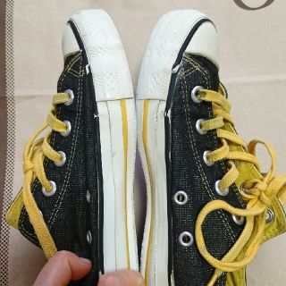 コンバース(CONVERSE)のコンバース🌟ラメブラック×イエロー 訳あり商品ページ②(スニーカー)