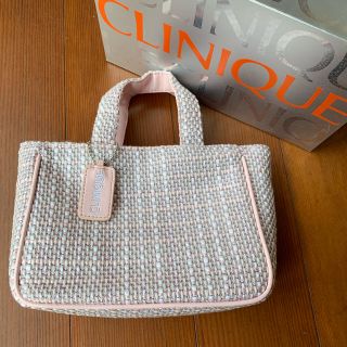 クリニーク(CLINIQUE)の◼️非売品◼️ CLINIQUE ツイード風ミニバッグ(トートバッグ)