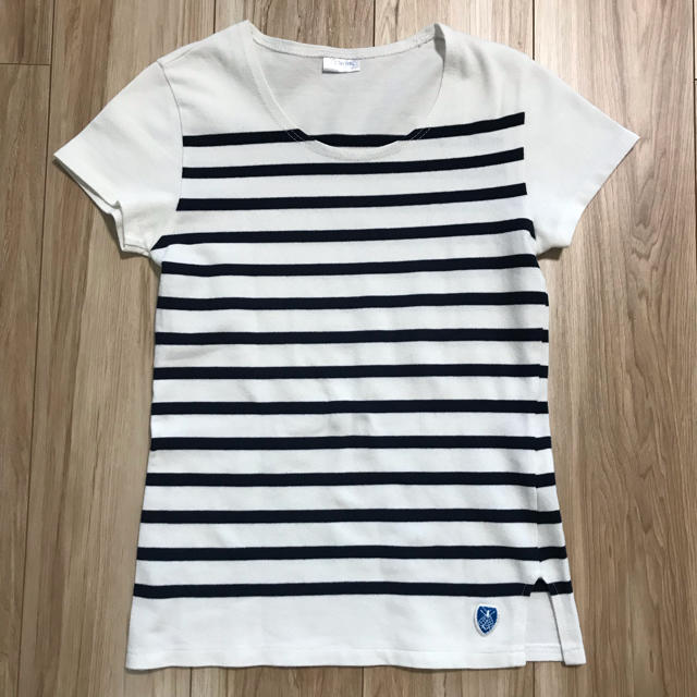 ORCIVAL(オーシバル)のORCIVAL 紺色 ボーダー Tシャツ レディースのトップス(Tシャツ(半袖/袖なし))の商品写真