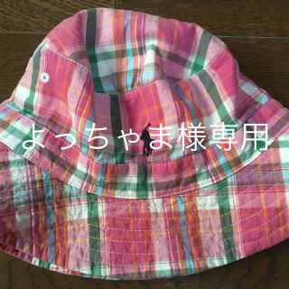 ラルフローレン(Ralph Lauren)の☆ラルフローレン☆ 帽子 56cm チェック ハット キャップ(帽子)