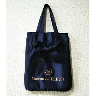 メゾンドフルール(Maison de FLEUR)の未使用 美人百花 付録 メゾンドフルール サテンリボン 巾着 トートバッグ(トートバッグ)