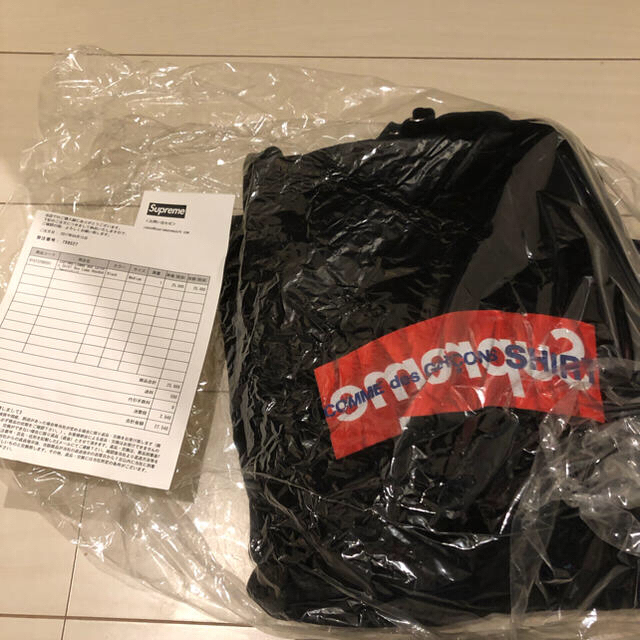 supreme comme des garons shirt box logo